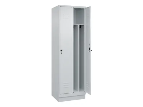 locker voor scheiding van kleding,HxBxD 1950x600x500mm,2vak