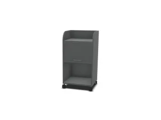 caddy,HxBxD 1030x550x470mm,2niveaus,1kasten,MS-donkergrijs - 1