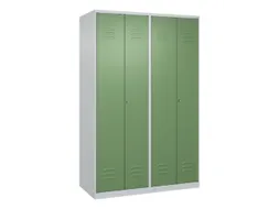 locker voor scheiding van kleding,HxBxD 1850x1200x500mm,4vak
