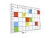 Whiteboard Rocada Skinplanner 75x115cm wit gelakt
