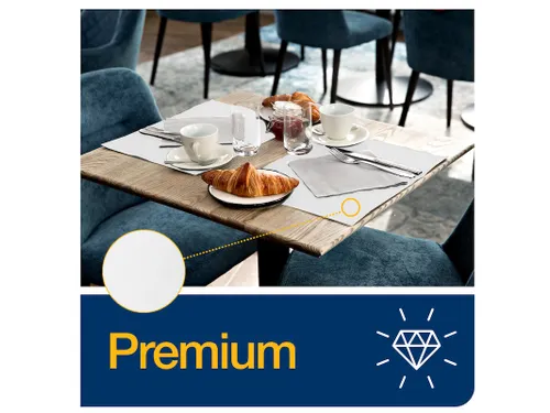 Placemat Tork Linstyle Premium 2-laags 390x300mm 100 vel wit 474401