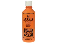 Plakkaatverf Ecola Flacon van 500 ml Oranje
