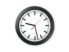 Radiowandklok Ø 25 cm Met Streepaanduiding