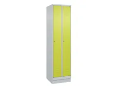 locker,HxBxD 1950x500x500mm,2vak,vak B 250mm,cil.-slot,sokkel
