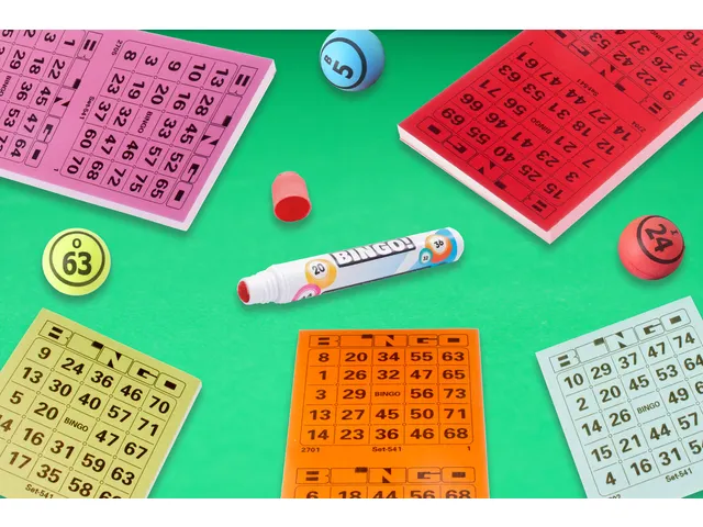 Bingokaart Kangaro krimp a 5 blok assorti kleuren