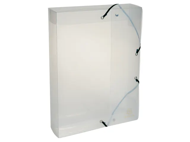 Klasseerdoos CRYSTAL PP rug 60mm transp.