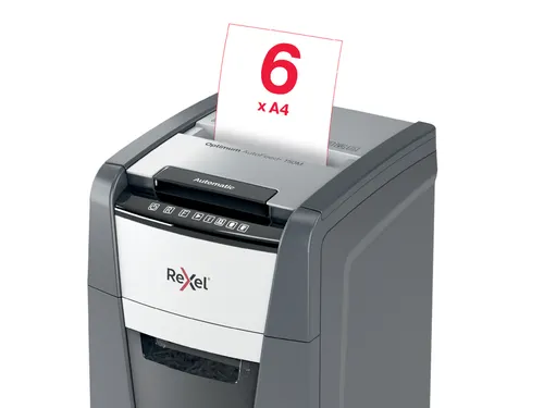Papiervernietiger Rexel Optimum Auto+ 150M P5 snippers 2x15mm