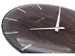Horloge murale NeXtime 'Edge-Wood-Dome' Ø35cm plastique marron