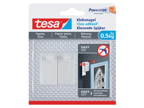 Klevende spijker Tesa behang en pleisterwerk 0.5kg