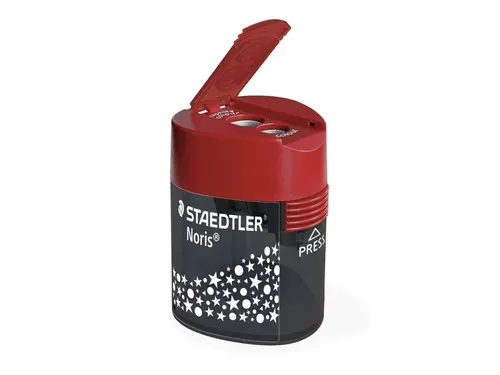 Puntenslijper Staedtler Noris 2gaats grijs/rood