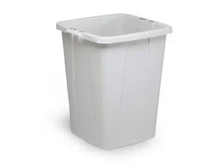 Vierkante Afvalbak Durabin 90 Liter Grijs - 1