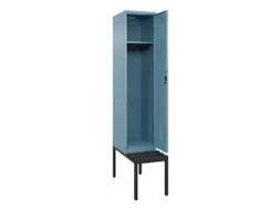 locker met bank,HxBxD 2120x400x815mm,1vak,vak B 400mm,cilinderslot