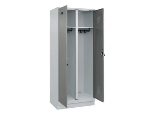 locker voor scheiding van kleding,HxBxD 1950x800x500mm,2vak
