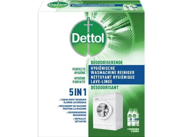 Dettol 5 in 1 Wasmachine Reiniger 2x 250ml