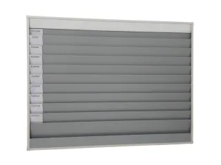 Werkplaats-/Opdrachtplanner Kunststof Profiel 1278x1575mm 10 Rijen - 4