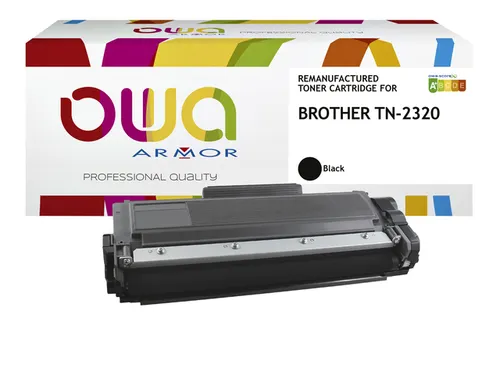 Toner OWA alternatief tbv Brother TN-2320BK zwart