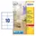 Crystal Clear Etiket Avery L7783-25 96x50.8mm Transparant 250 stuks