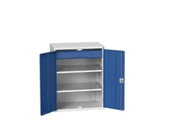universele kast,HxBxD 1000x800x550mm,2xStalen bodem,1lade(n)