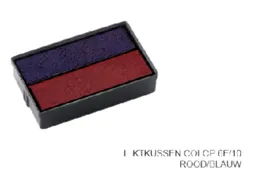 COLOP 109716 stamp pad Micro 3, 90 x 160 mm, violet, for hand stamps