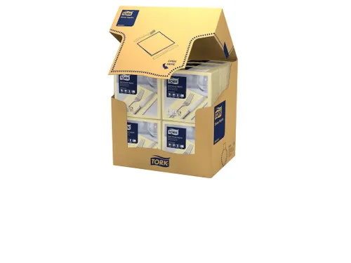 Tork 477615 Soft Dinnerservet Advanced Champagne 39x39cm 1/8 vouw