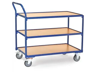 Lichte Tafelwagen 2752 300kg 3 Etages 1000x600mm Houten Plaat - 1