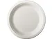 Papstar "Pure" Borden van suikerriet Rond 18cm Wit 50 stuks