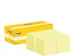 Notes 3M Post-it 654-CY 76x76mm jaune lot promo
