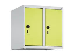 opzetkast,v. locker,2vak.,vak B 250mm,HxBxD 500x500x500mm,vleugeldeur