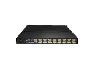 16-poorts KVM rack console met 19 inch LCD scherm 1U LCD KVM console - 3