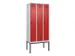 locker voor scheiding van kleding,HxBxD 2120x900x500mm,3vak