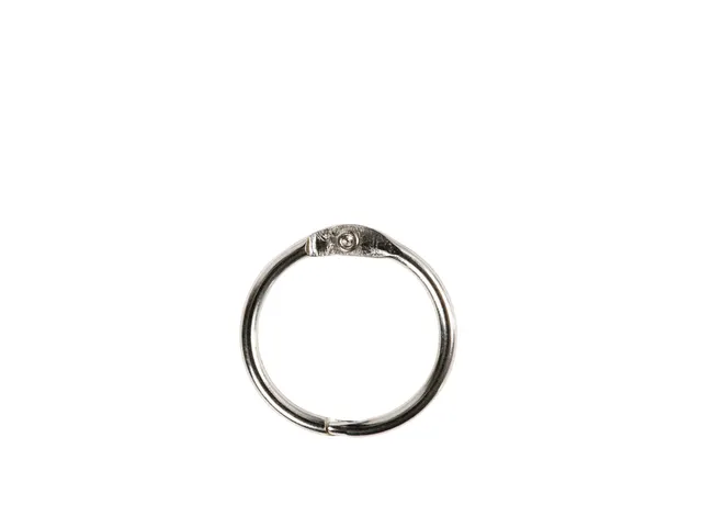Boekbindersring Creativ Company 19mm zilver 10 stuks