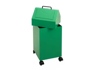 Afvalverzamelaar Vuurremmend 1X45 Liter 710X330X310Mm Groen - 2