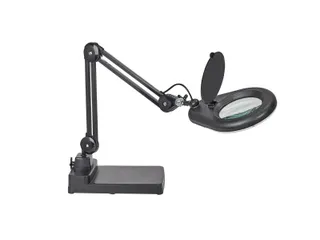 Loeplamp LED MAULviso Zwart met voet - 2