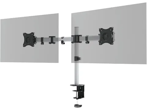 509523 DURABLE Select monitorarm 8kg dubbel 13-27 inch zilver