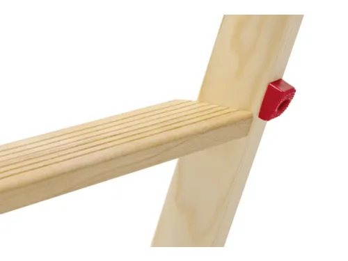 trapladder,beide zijden,2x12,treden,balk L 3,48m,hout