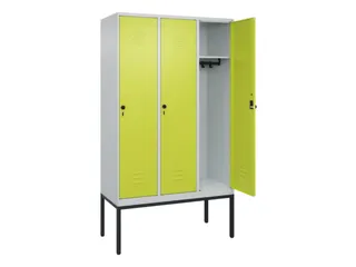 locker,HxBxD 2120x1200x500mm,3vak,vak B 400mm,draaigrendel - 2