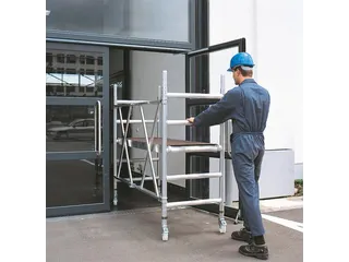 Vouwsteiger Aluminium H 2.95m Steigerafmetingen Hxbxd 1.65x0.75x1.80m - 3