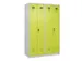 locker voor scheiding van kleding,HxBxD 1850x1200x500mm,4vak