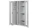 verticale kast,HxBxD 1950x1000x600mm,vensterdeur,RAL5010