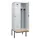 locker met bank,voor scheiding van kleding,HxBxD 2120x800x815mm,2vak