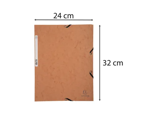 Elastomap glanskarto n 400 3 klep tabac