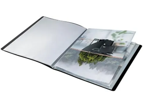 Recycle showalbum A4 40 tassen zwart