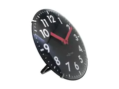 Tafelklok Nextime Duomo Mini 20 cm zwart gebolde glazen lens