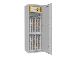 sleutelkluis,HxBxD 1400x500x420mm,800haak,legborden,romp RAL7035 - 5