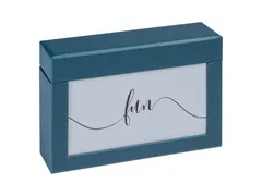 Fotobox walther design Fun 10x15cm 100 foto's blauw