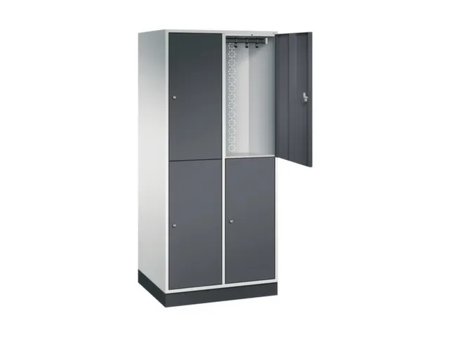 grootvolume garderobekast,HxBxD 1950x820x600mm,2x2vak.,vak B 360mm