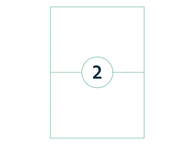 Etiket Premium 210x148 mm XL Pack 1000 Vel