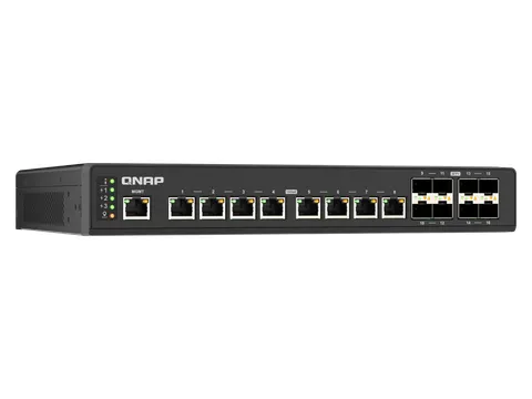 320Gbps, 8x 10GbE BASE-T (RJ45), 8x 10GbE SFP+, 1x 1GbE RJ45, 43.5 x 2