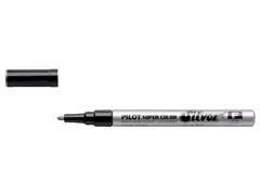 Viltstift Pilot Super Color Lakmarker Ronde Fijne punt Zilver