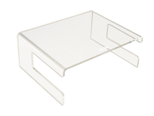 Monitorstandaard Transparant Acryl 120mm